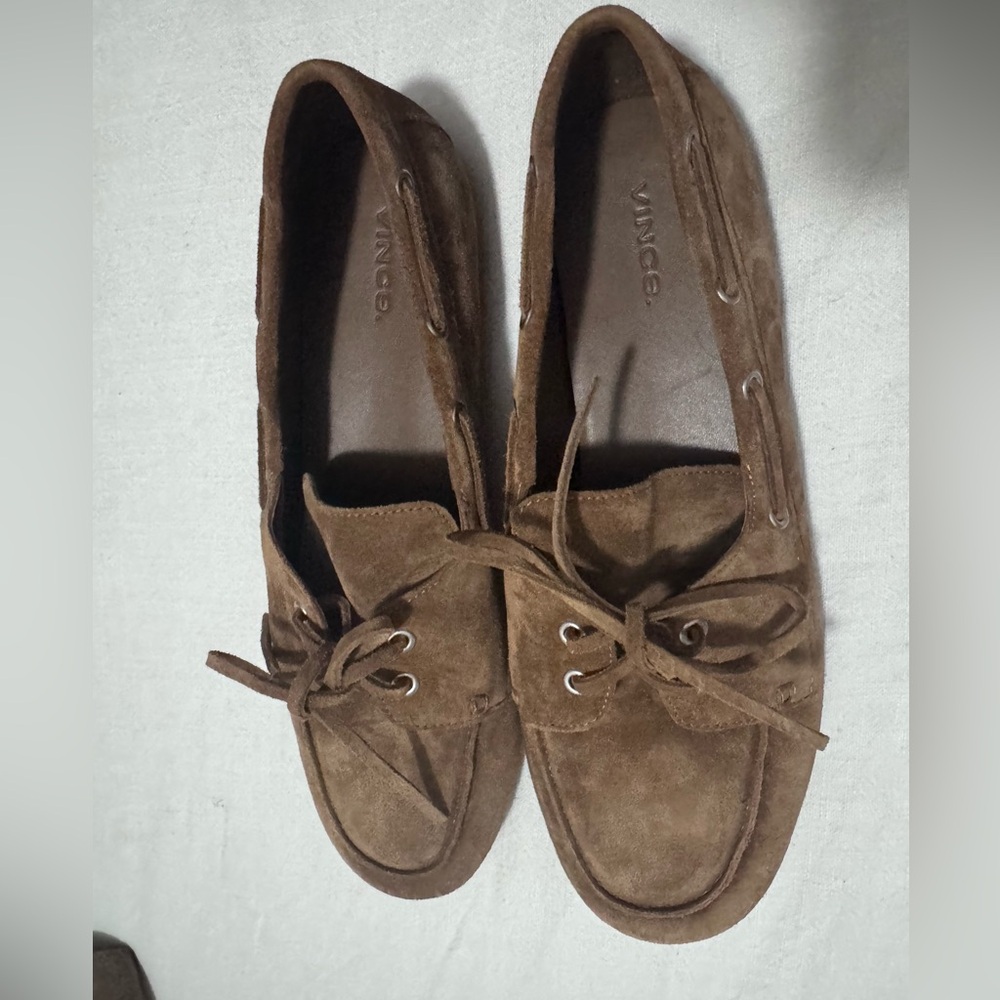 Vince Women's Moccasins in Rich Brown Suede